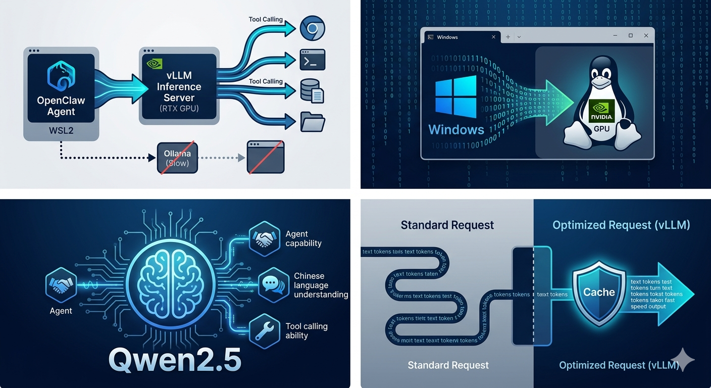OpenClaw 本地模型最佳实践：Qwen2.5 + vLLM 部署全攻略