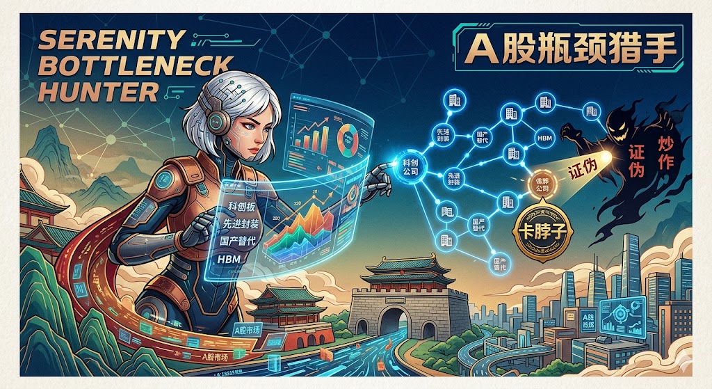 拒绝给大厂抬轿子！用 AI 降维打击 A 股：开源项目 Serenity Bottleneck Hunter 深度硬核教程